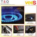 Vees Delicooker DGH-8250F 4.6kW Firepower Double Burner Gas Hob – Brand of Malaysia.