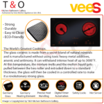 Vees Delicooker HL-400 Ceramic Double Burner Electric Hob 4000W with Germany SCHOTT CERAN (Save Energy) – Brand of Malaysia.